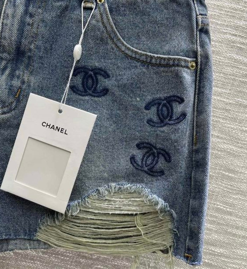 Chanel Denim Shorts